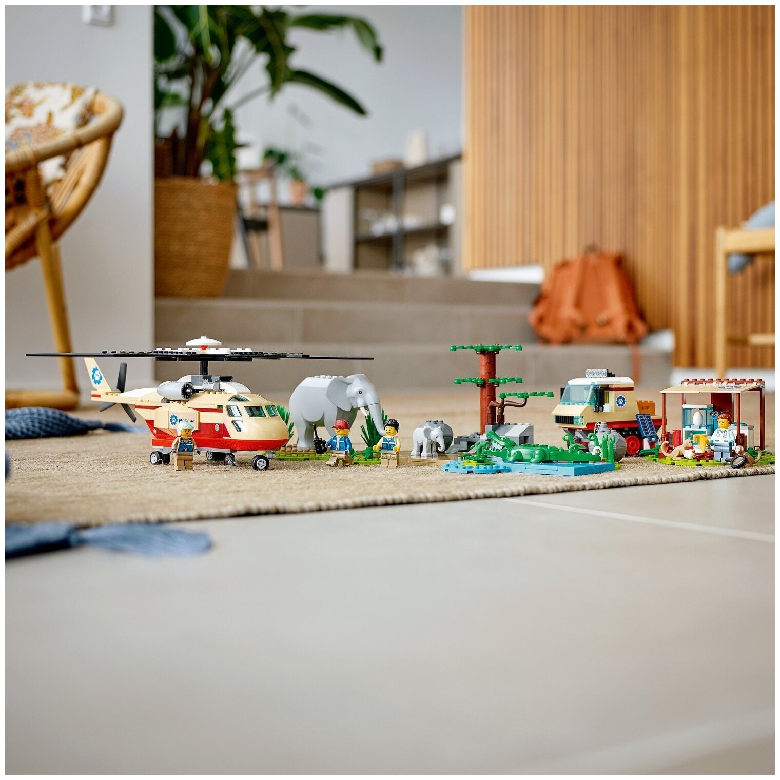 Конструктор LEGO City Stuntz 60302 Операция по спасению зверей — фото 6