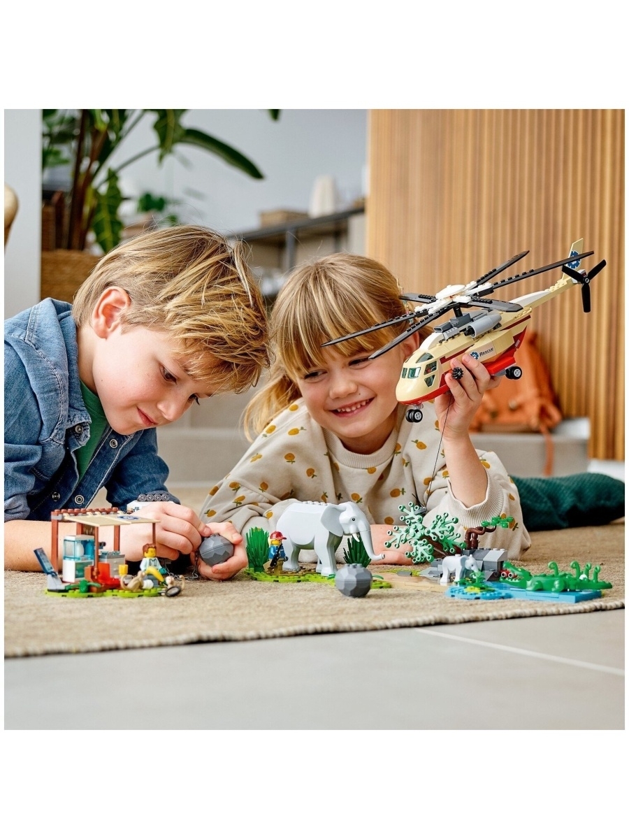 Конструктор LEGO City Stuntz 60302 Операция по спасению зверей — фото 16