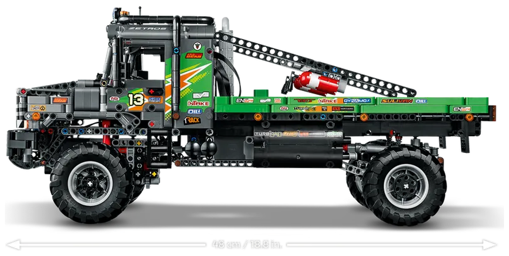 Конструктор LEGO Technic 42129 Полноприводный грузовик-внедорожник Mercedes-Benz Zetros — фото 14