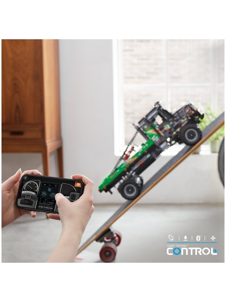 Конструктор LEGO Technic 42129 Полноприводный грузовик-внедорожник Mercedes-Benz Zetros — фото 28