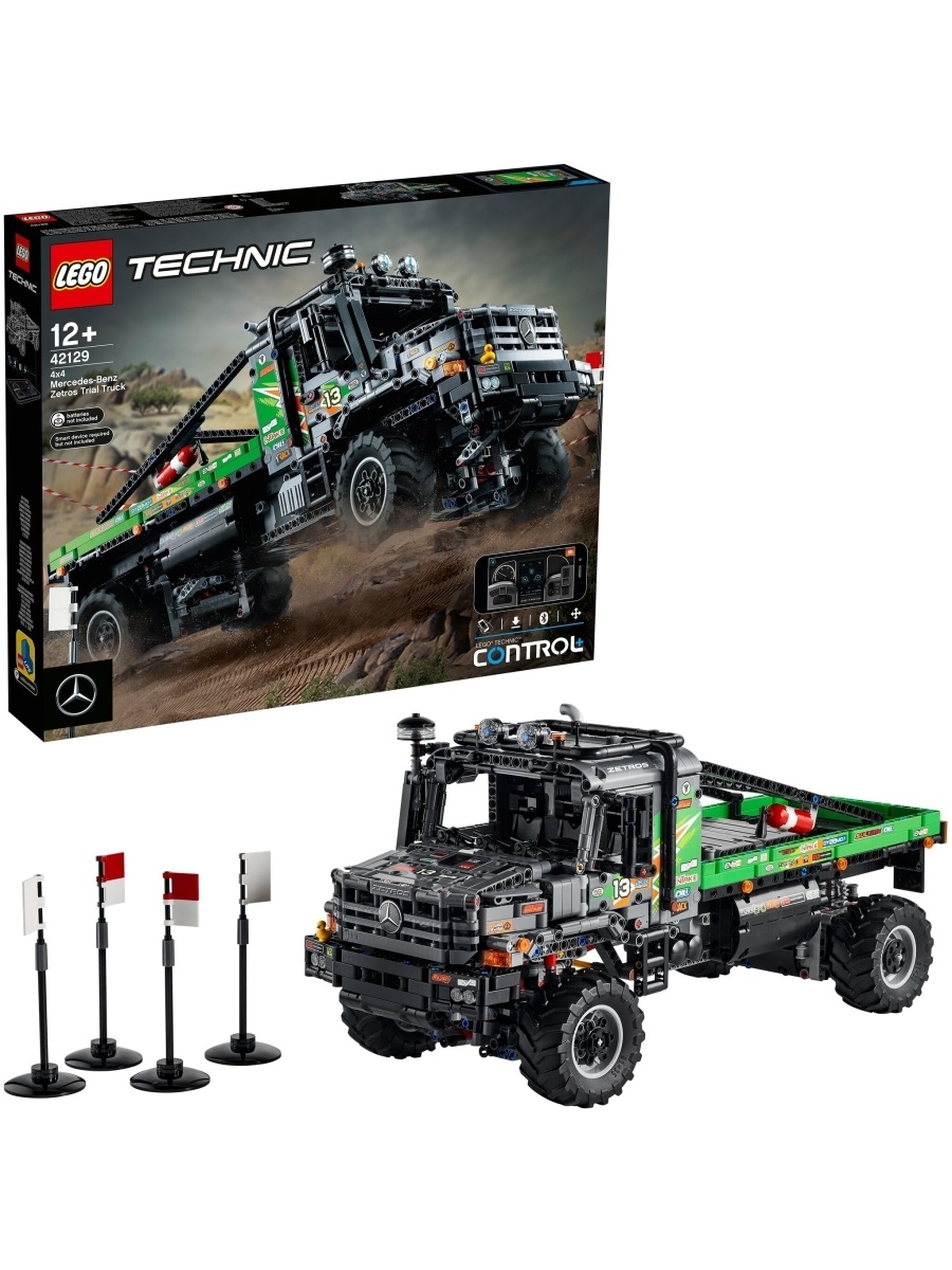 Конструктор LEGO Technic 42129 Полноприводный грузовик-внедорожник Mercedes-Benz Zetros — фото 21