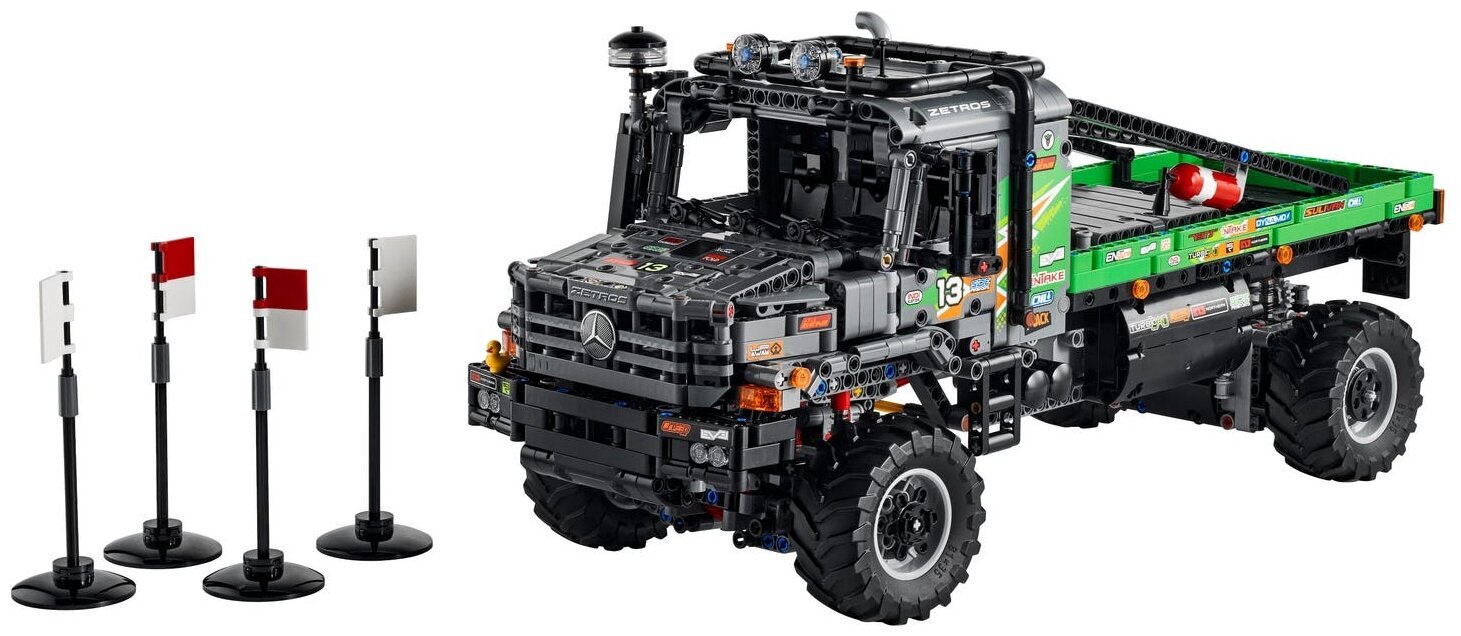 Конструктор LEGO Technic 42129 Полноприводный грузовик-внедорожник Mercedes-Benz Zetros — фото 18