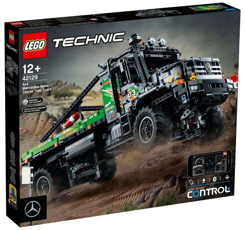 Конструктор LEGO Technic 42129 Полноприводный грузовик-внедорожник Mercedes-Benz Zetros — фото 19