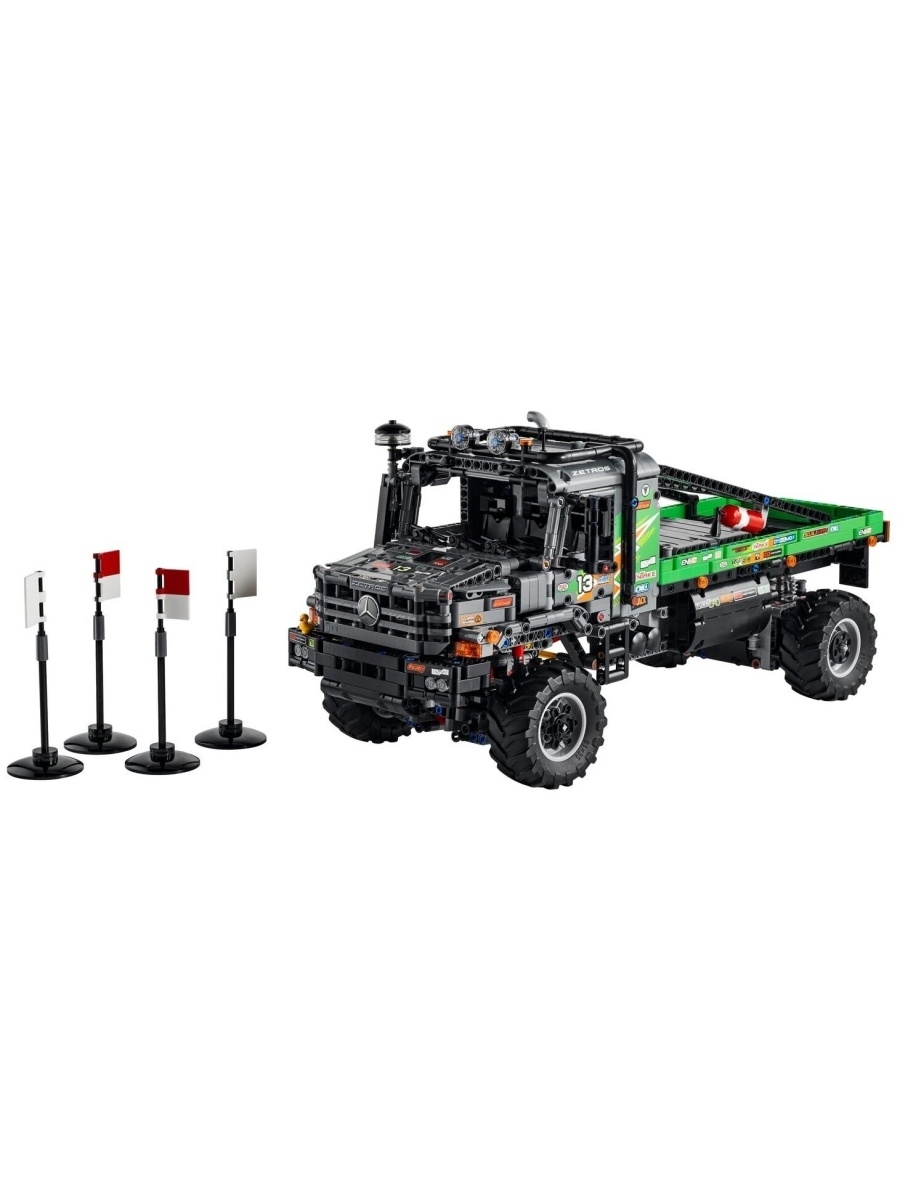Конструктор LEGO Technic 42129 Полноприводный грузовик-внедорожник Mercedes-Benz Zetros — фото 37
