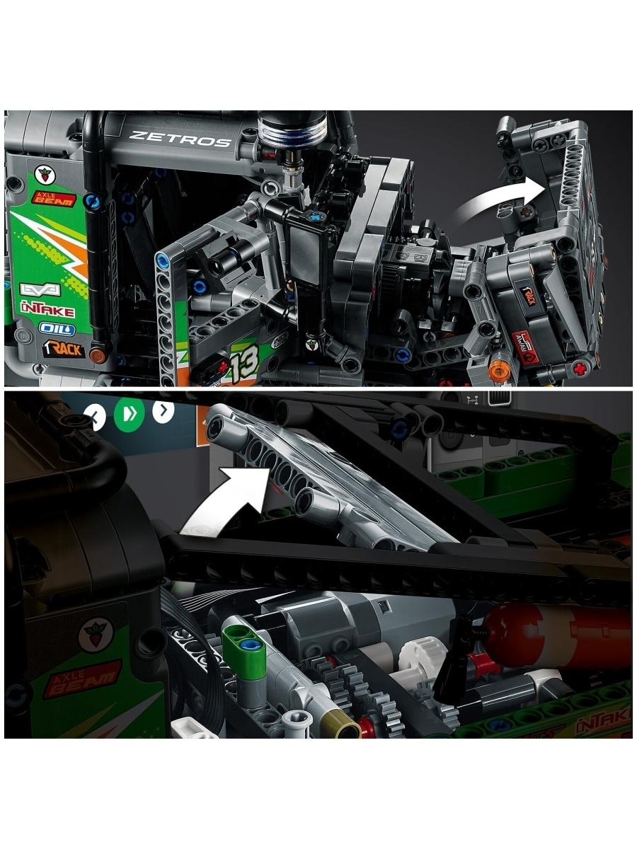 Конструктор LEGO Technic 42129 Полноприводный грузовик-внедорожник Mercedes-Benz Zetros — фото 30