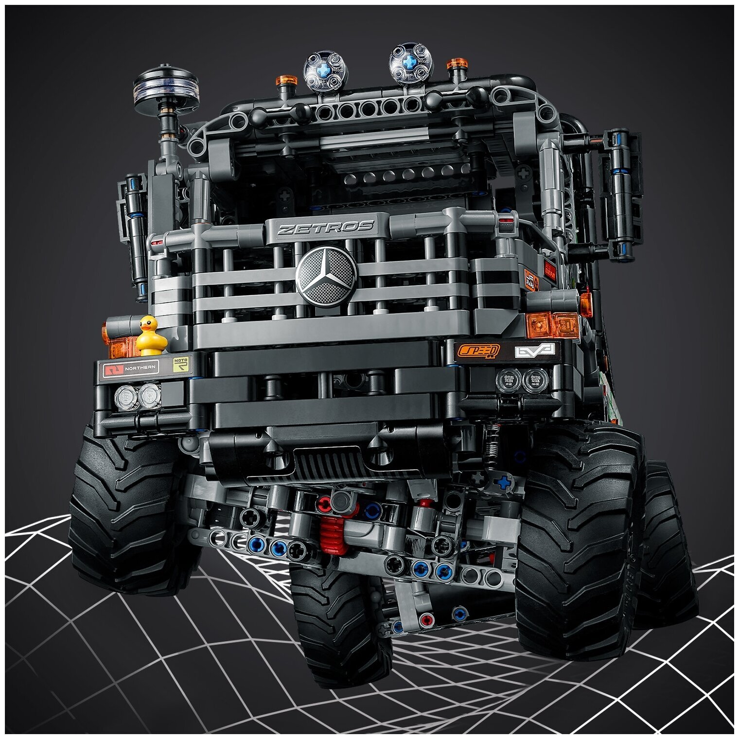 Конструктор LEGO Technic 42129 Полноприводный грузовик-внедорожник Mercedes-Benz Zetros — фото 12