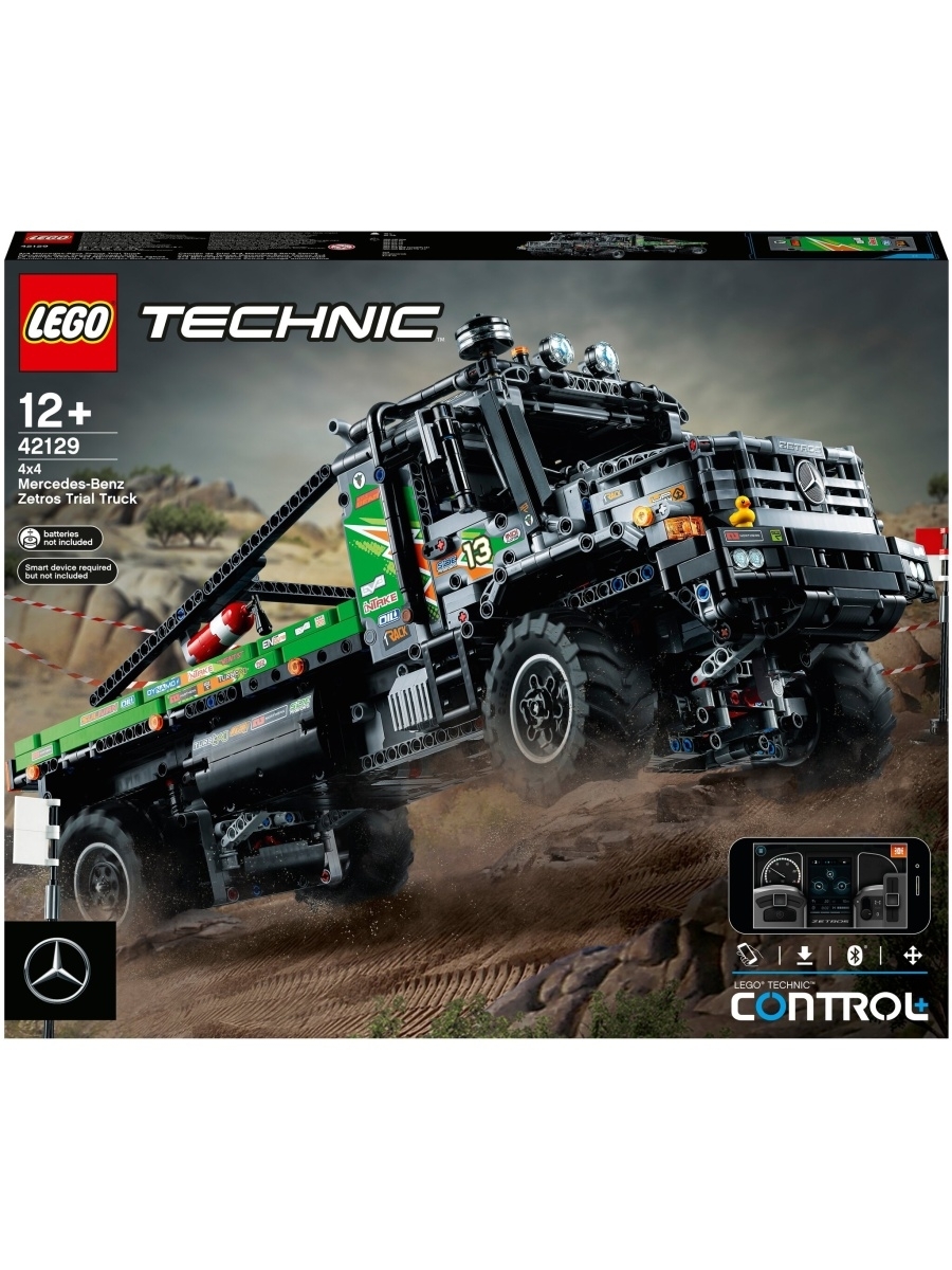 Конструктор LEGO Technic 42129 Полноприводный грузовик-внедорожник Mercedes-Benz Zetros — фото 20