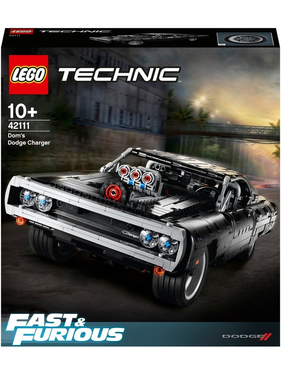 Конструктор LEGO Technic 42111 Dodge Charger Доминика Торетто — фото 21