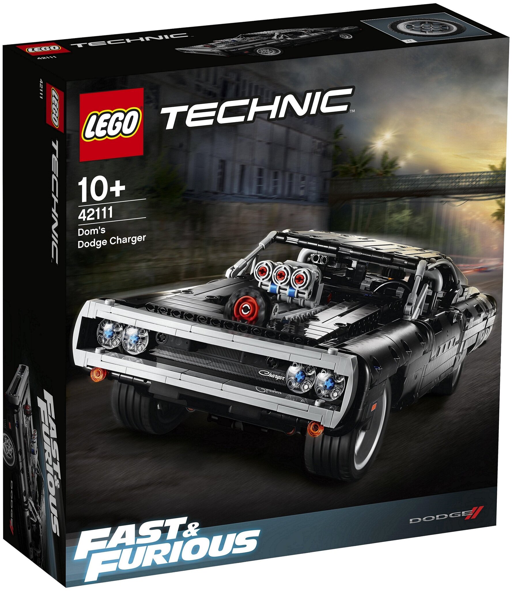 Конструктор LEGO Technic 42111 Dodge Charger Доминика Торетто — фото 20