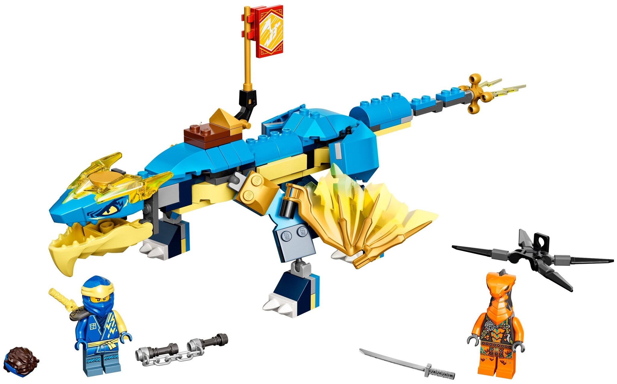 Конструктор LEGO Ninjago 71760 Грозовой дракон ЭВО Джея — фото 5