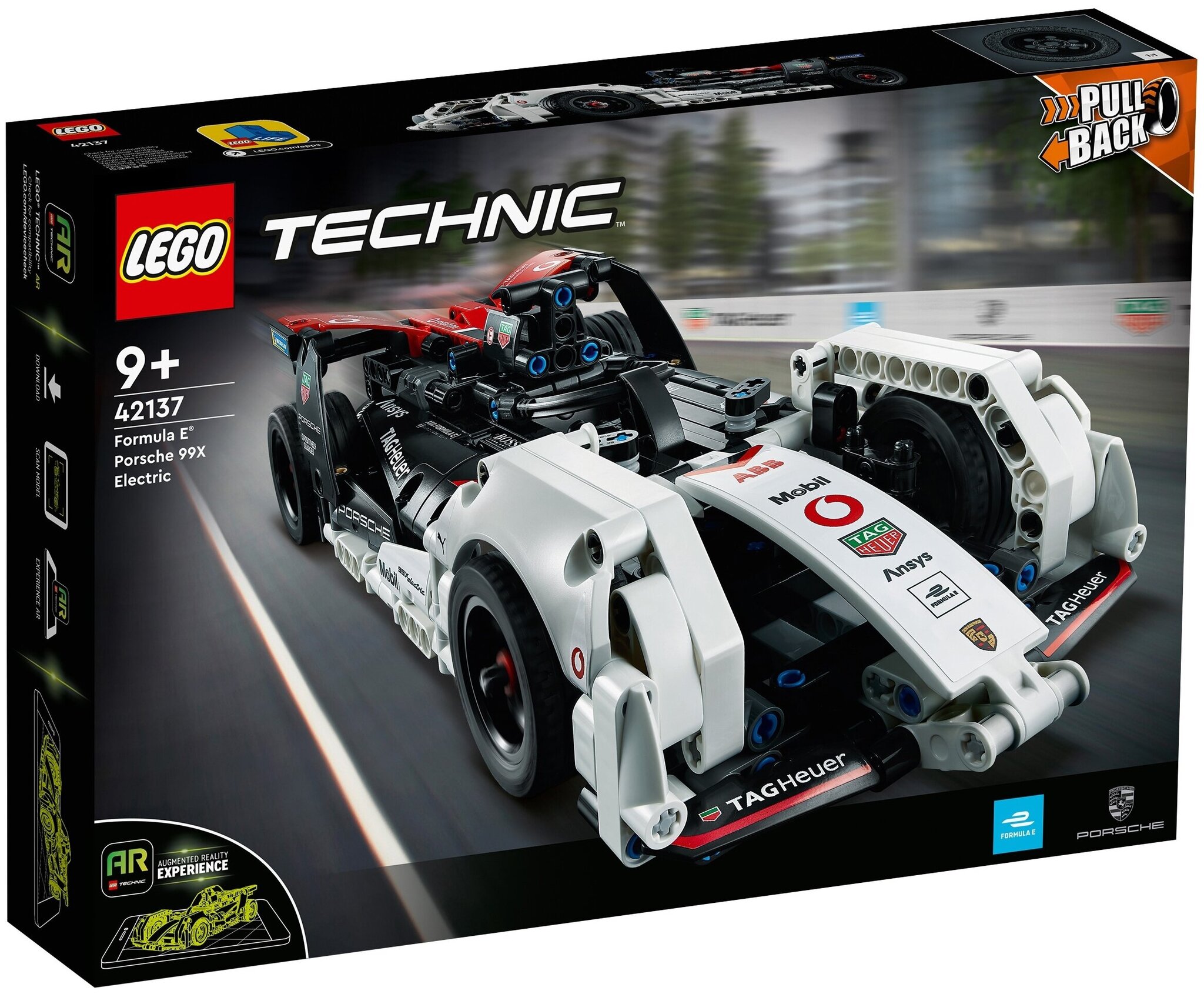 Конструктор LEGO Technic 42137 Formula E Porsche 99X Electric — фото 12