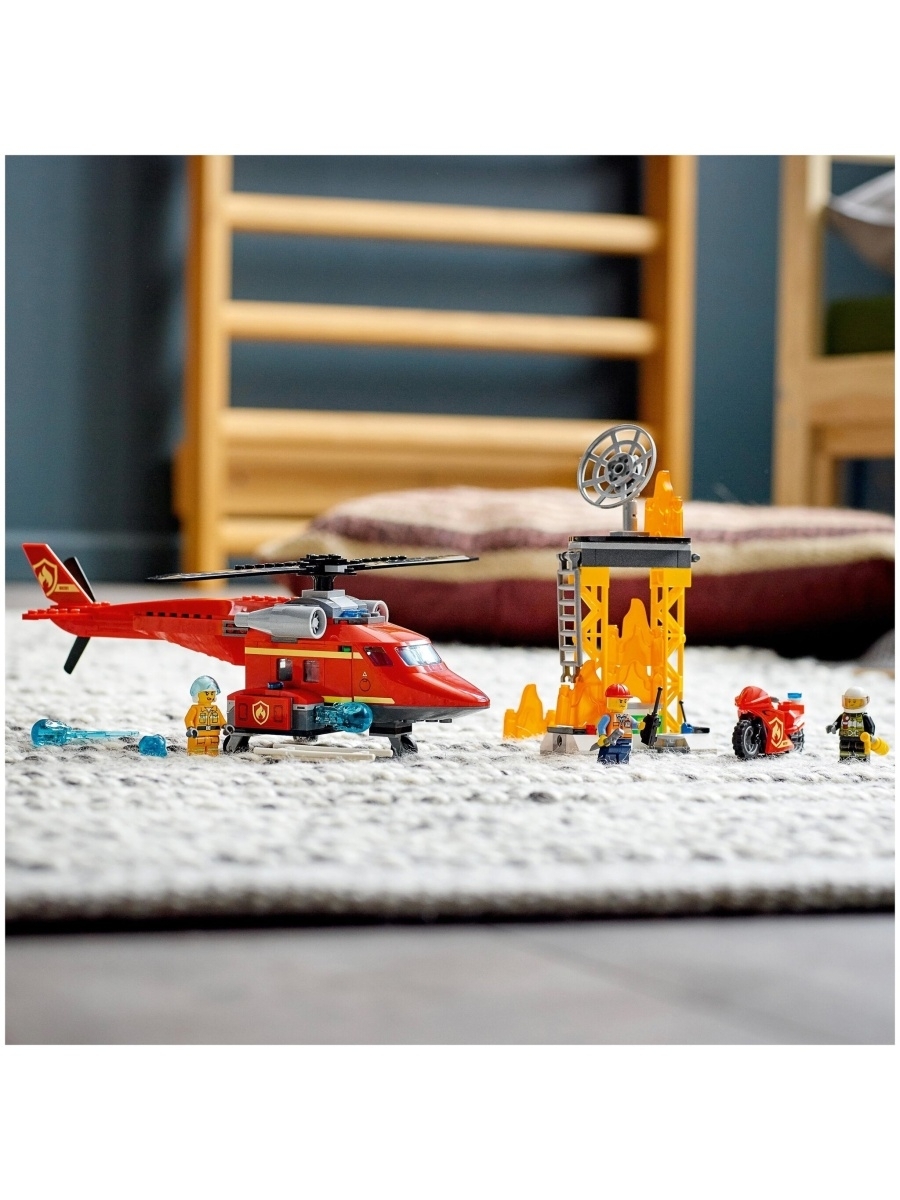Конструктор LEGO City Fire 60281 Спасательный пожарный вертолёт — фото 29