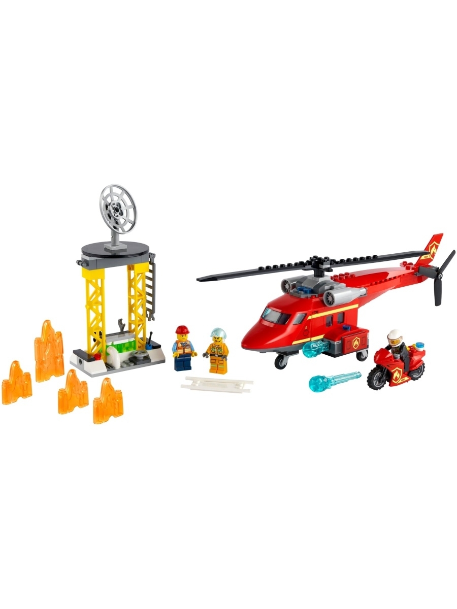 Конструктор LEGO City Fire 60281 Спасательный пожарный вертолёт — фото 20