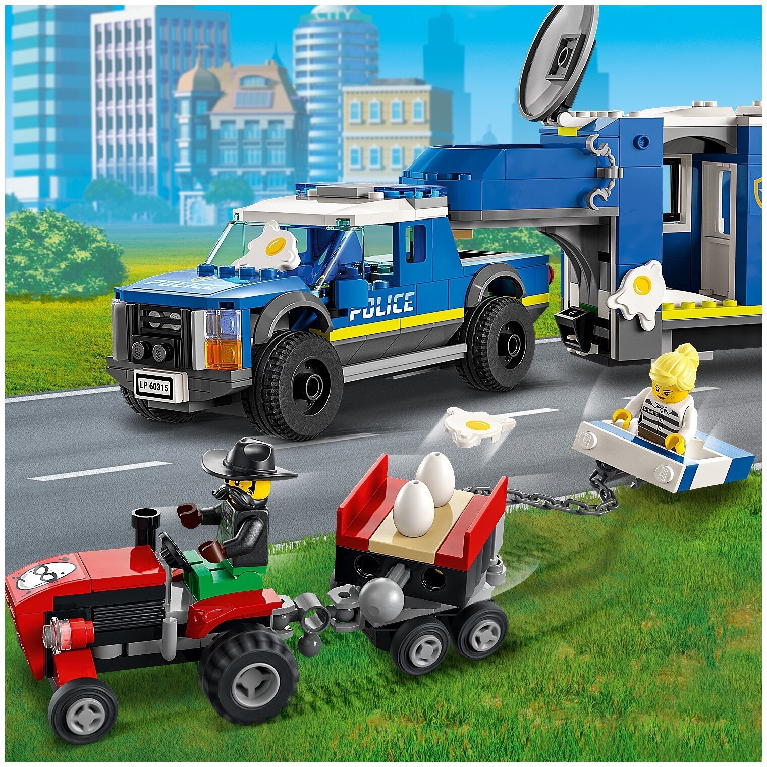 Конструктор LEGO City Police 60315 Полицейский мобильный командный трейлер — фото 6
