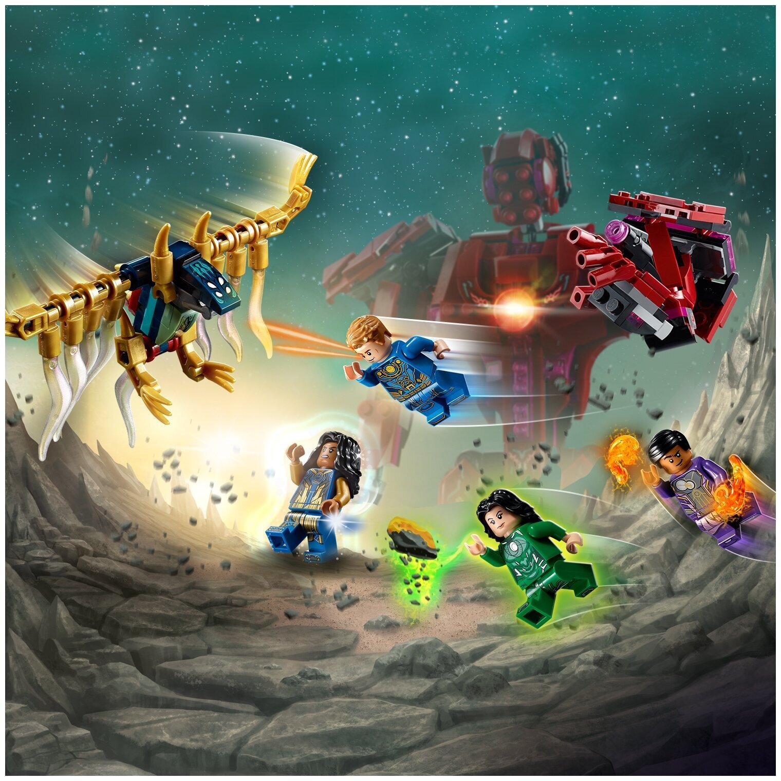 Конструктор LEGO Marvel Super Heroes 76155 Вечные перед лицом Аришема — фото 13