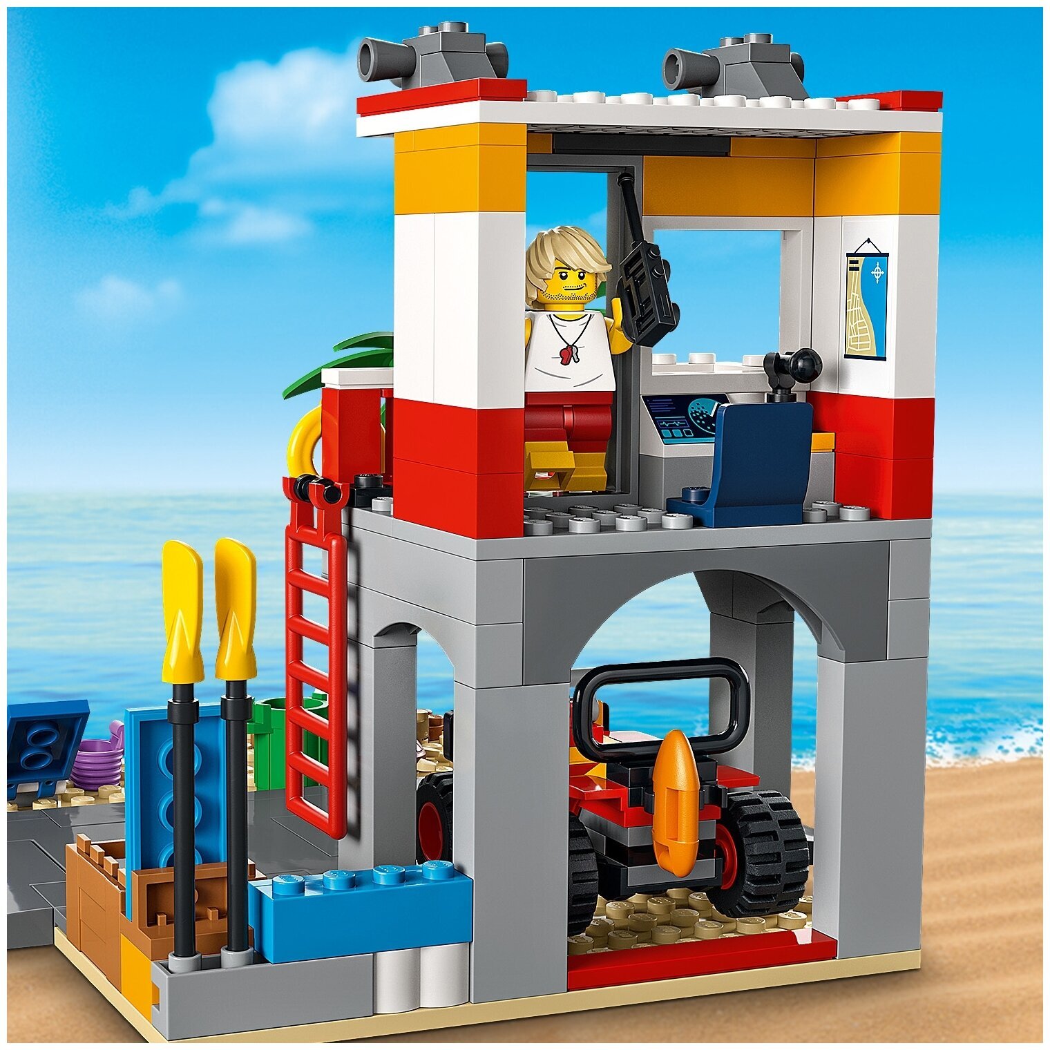 Конструктор LEGO City Community 60328 Пост спасателей на пляже — фото 14