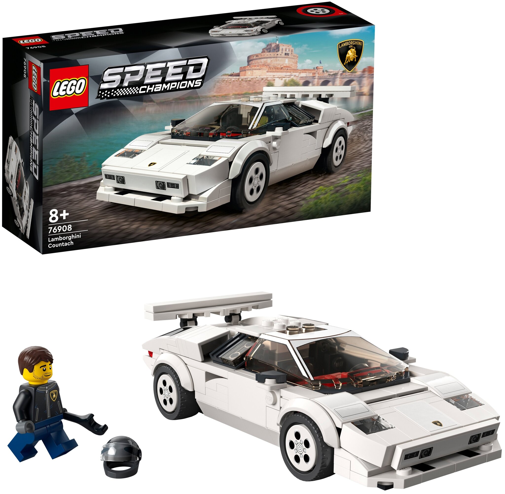 Конструктор LEGO Speed Champions 76908 Lamborghini Countach — фото 3