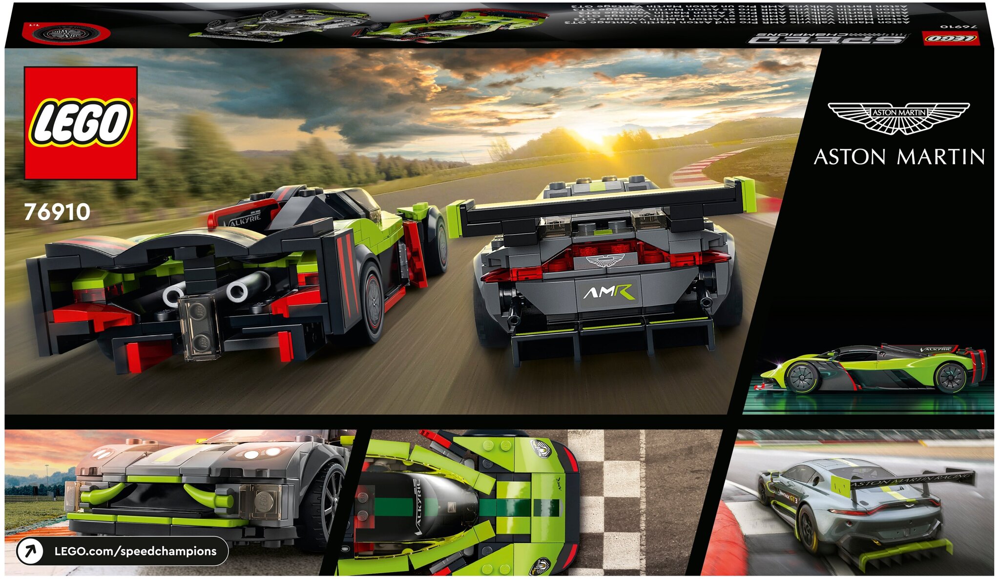 Конструктор LEGO Speed Champions 76910 Aston Martin Valkyrie AMR Pro и Aston Martin Vantage GT3 — фото 2