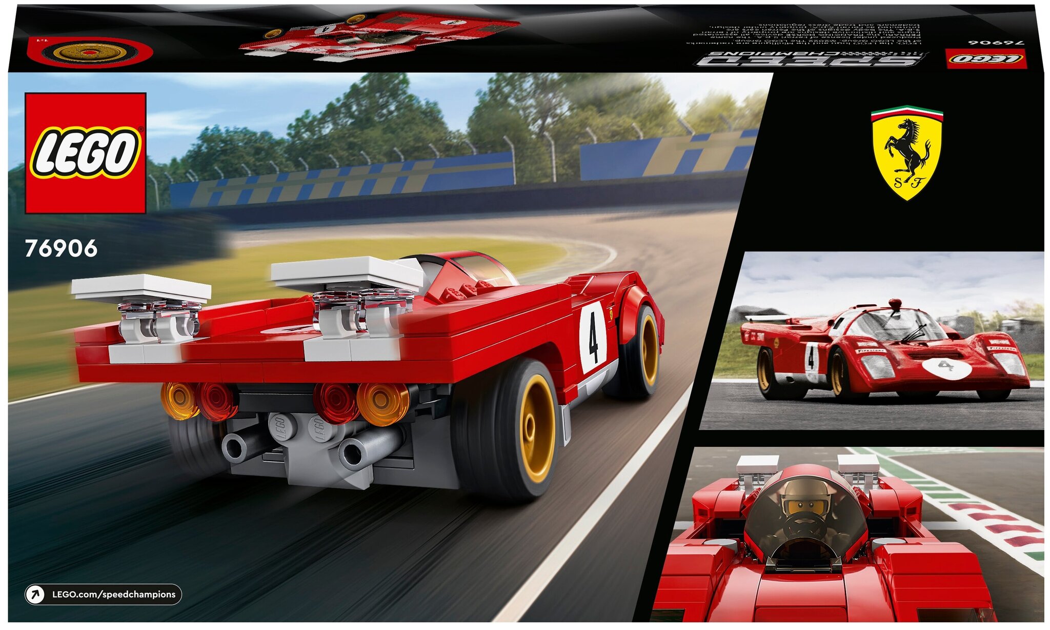 Конструктор LEGO Speed Champions 76906 1970 Ferrari 512 M — фото 2