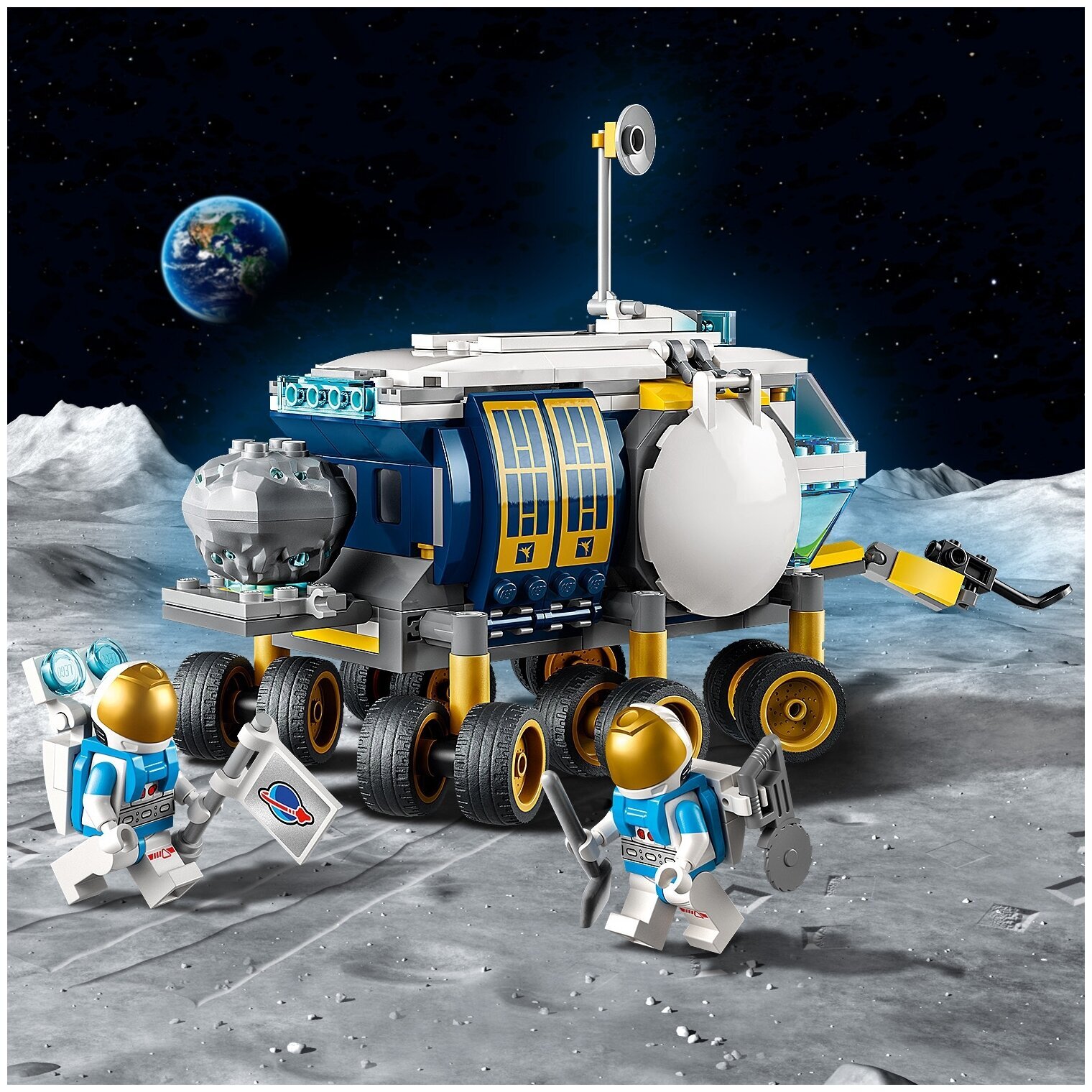 Конструктор LEGO City Space Port 60348 Луноход — фото 9