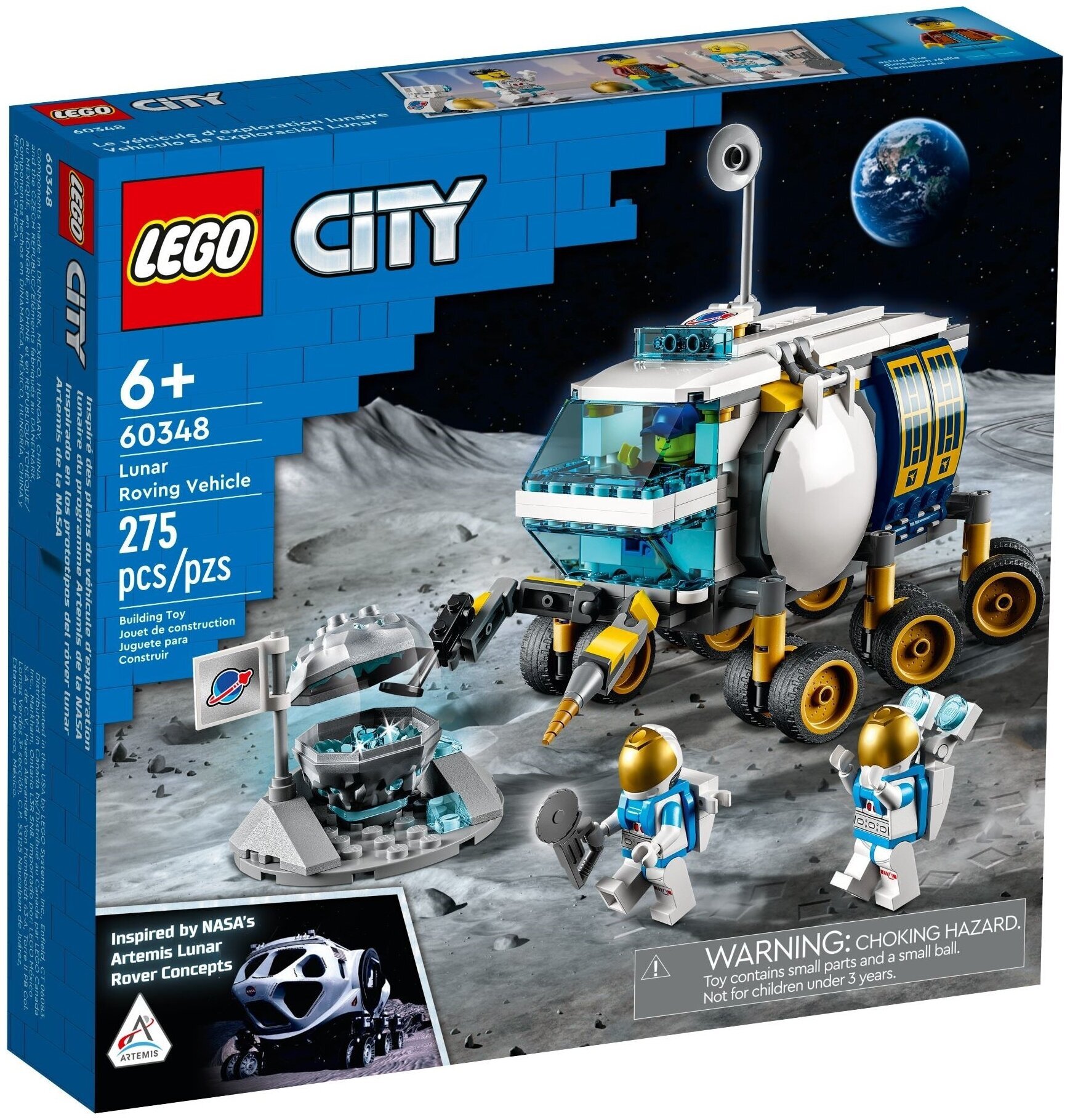 Конструктор LEGO City Space Port 60348 Луноход — фото 11
