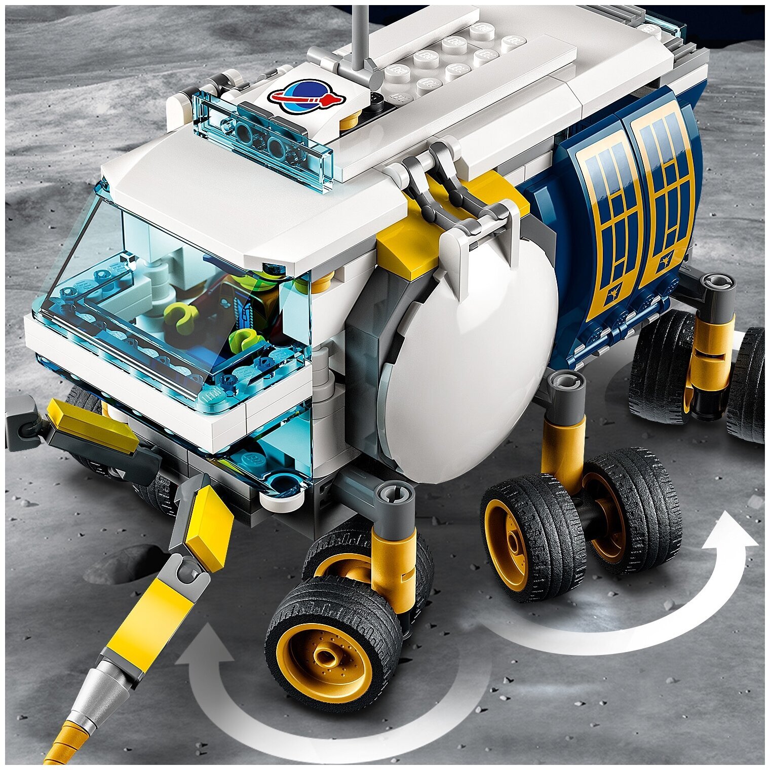 Конструктор LEGO City Space Port 60348 Луноход — фото 10