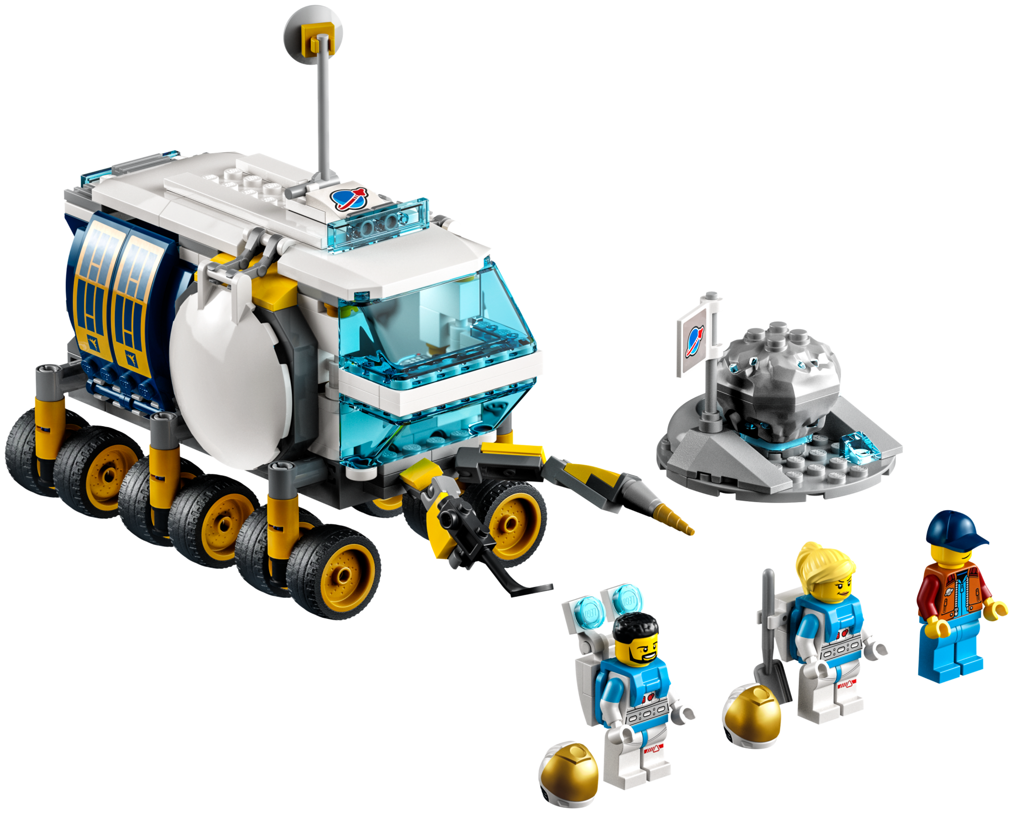 Конструктор LEGO City Space Port 60348 Луноход — фото 12