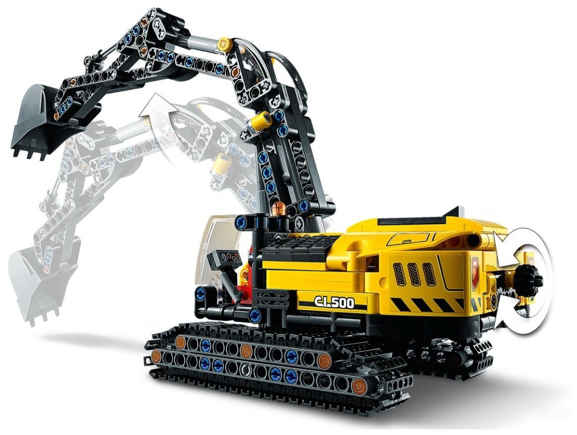 Конструктор LEGO Technic 42121 Тяжелый экскаватор — фото 7