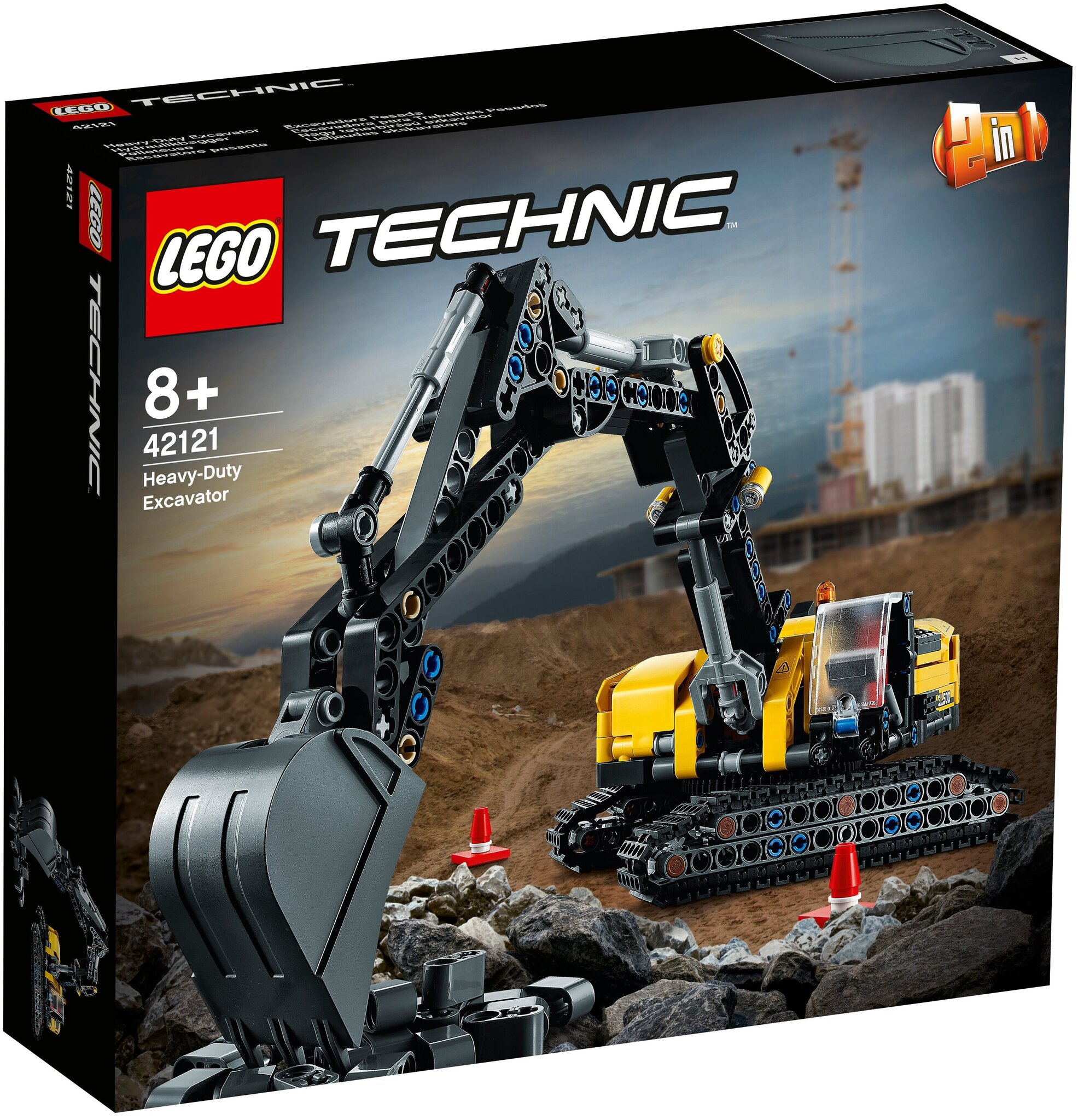 Конструктор LEGO Technic 42121 Тяжелый экскаватор — фото 20