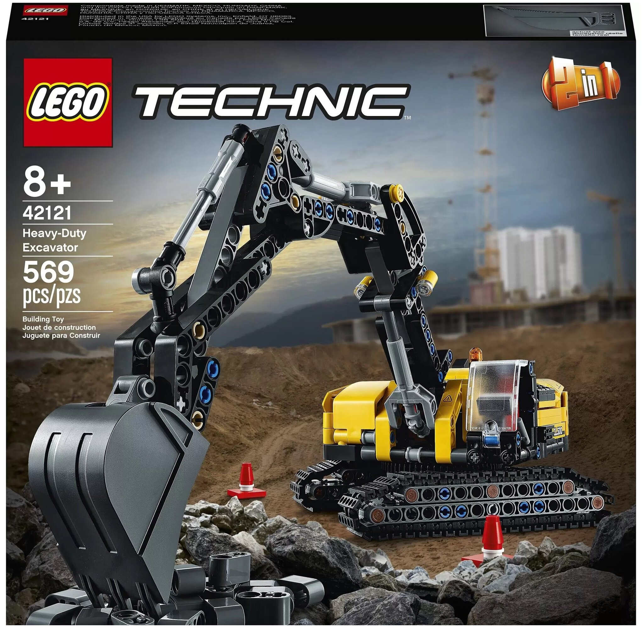 Конструктор LEGO Technic 42121 Тяжелый экскаватор