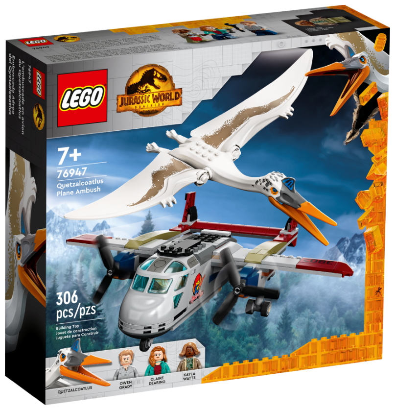 Конструктор LEGO Jurassic World 76947 Кетцалькоатль: нападение на самолёт
