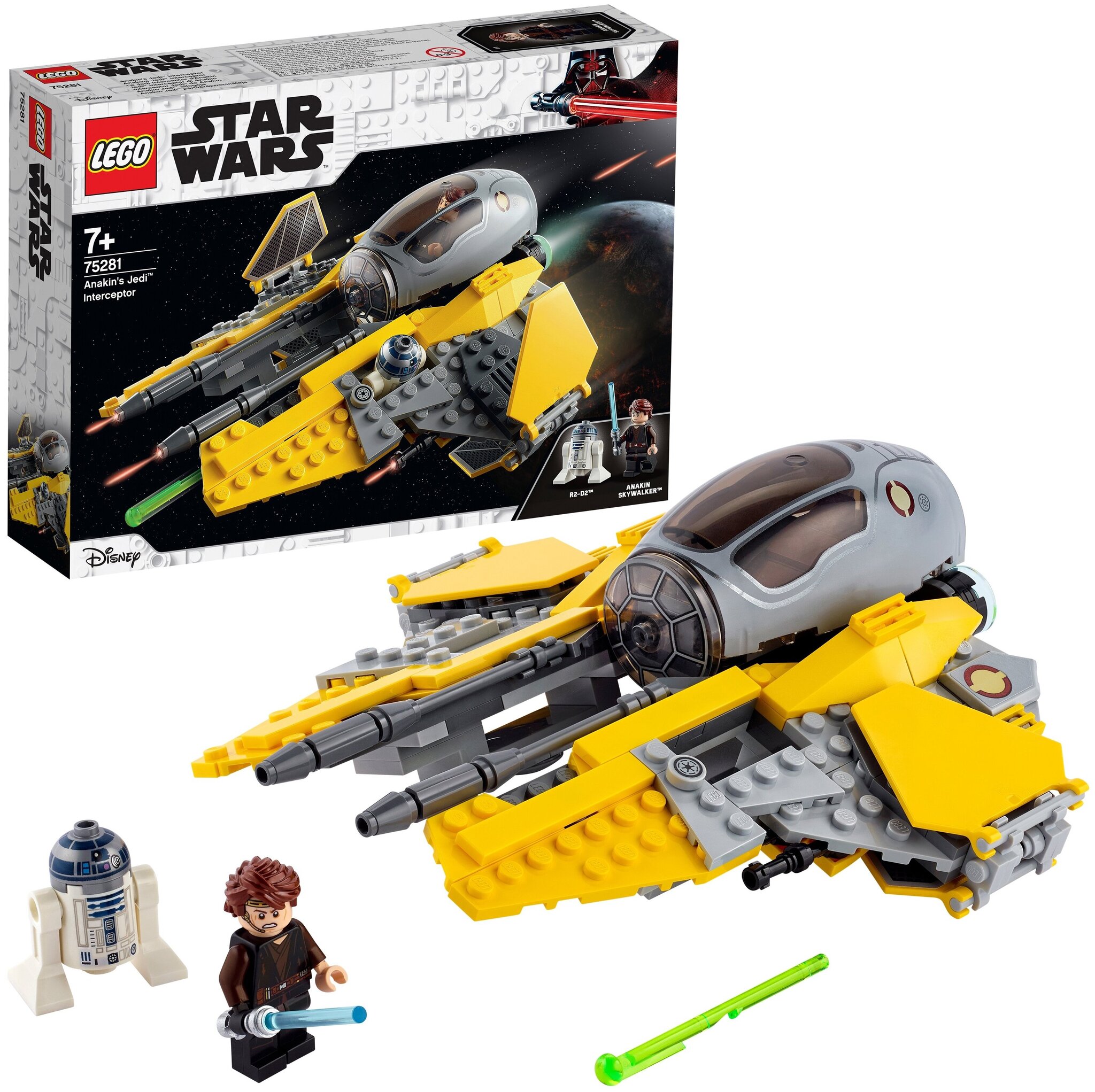 Конструктор LEGO Star Wars 75281 Джедайский перехватчик Энакина — фото 3