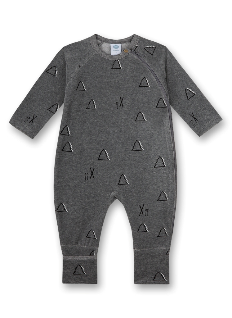 Комбинезон Sanetta для мальчиков, цвет — серый меланж