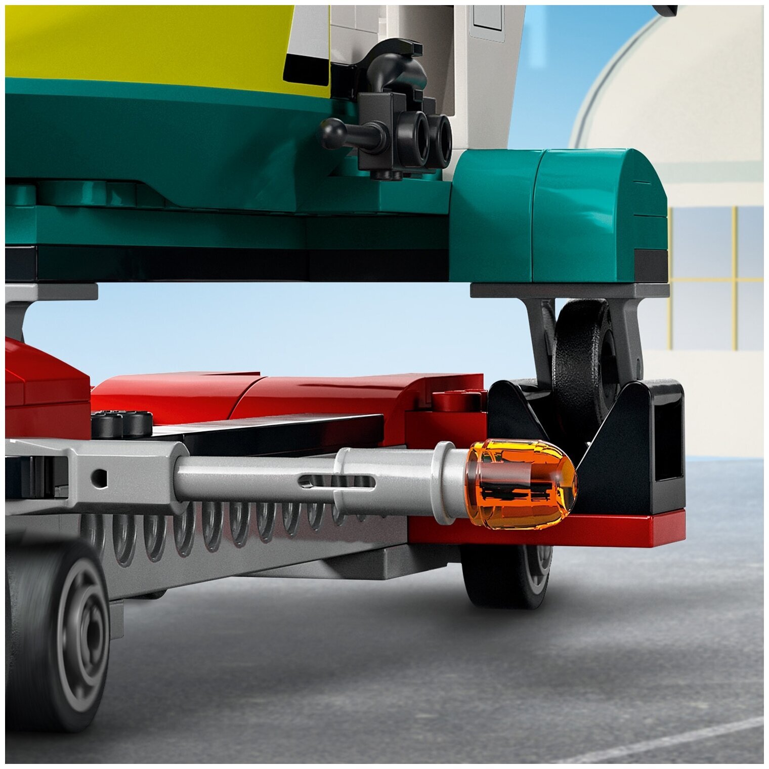 Конструктор LEGO City Great Vehicles 60343 Грузовик для спасательного вертолёта — фото 15