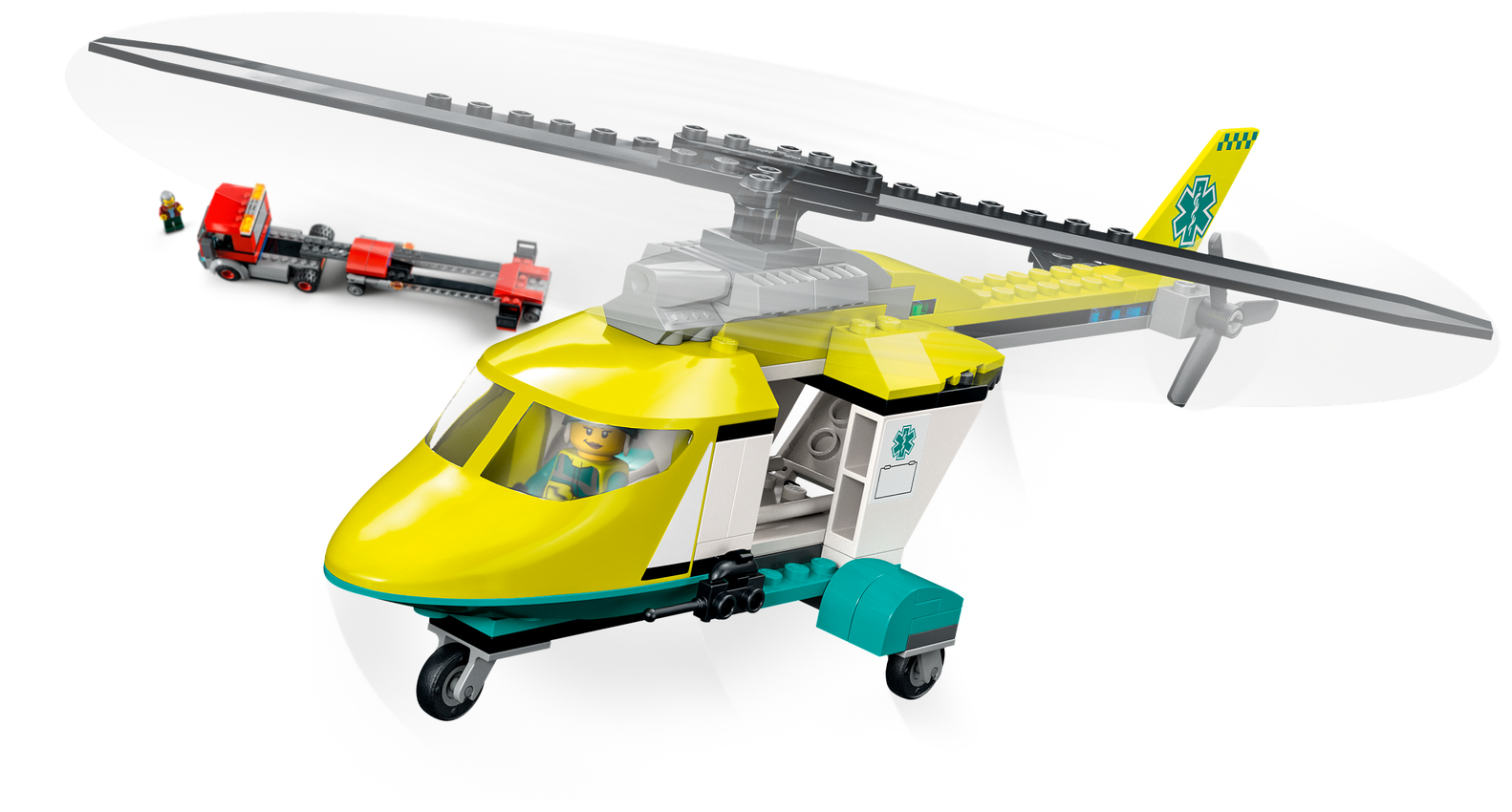 Конструктор LEGO City Great Vehicles 60343 Грузовик для спасательного вертолёта — фото 8