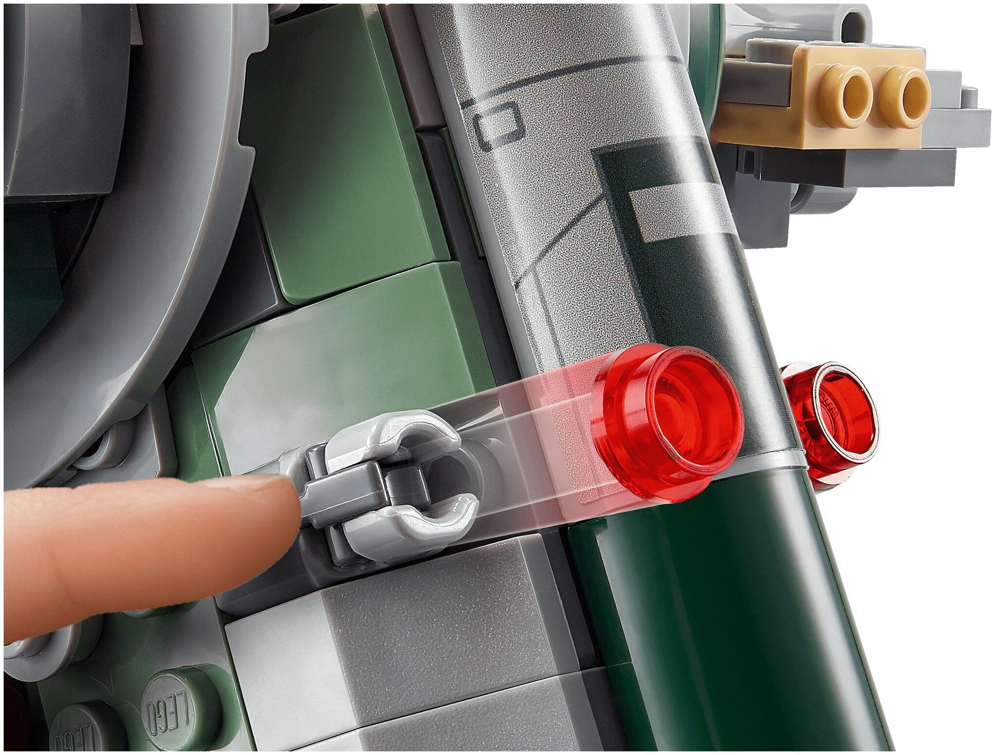 Конструктор LEGO Star Wars 75312 Mandalorian Звездолет Бобы Фетта — фото 8