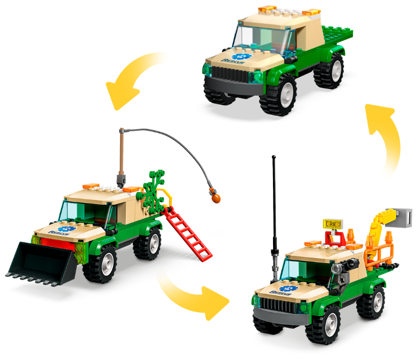 Конструктор LEGO City 60353 Wild Animal Rescue Missions — фото 4