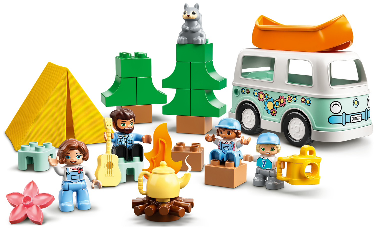 Конструктор LEGO Duplo Town 10946 Семейное приключение на микроавтобусе — фото 16