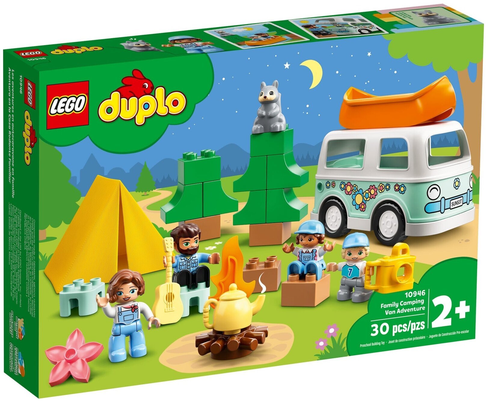Конструктор LEGO Duplo Town 10946 Семейное приключение на микроавтобусе — фото 19