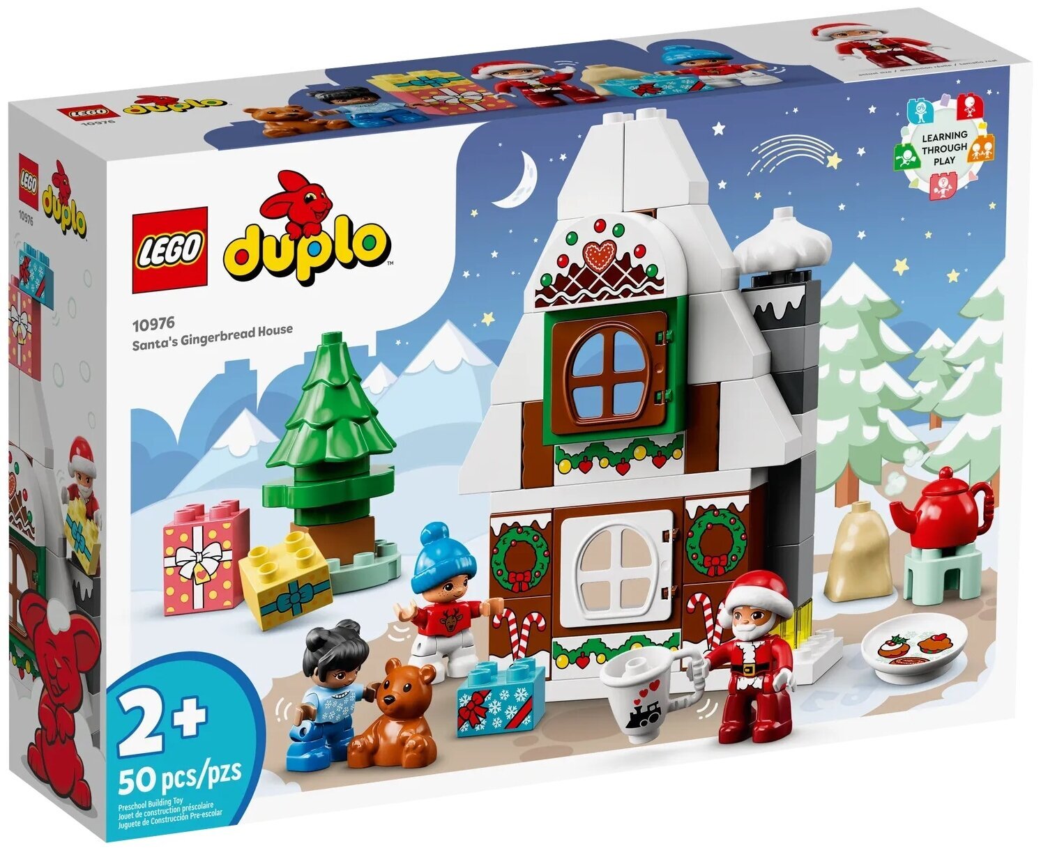 Конструктор LEGO Duplo 10976 Пряничный домик Санты — фото 1