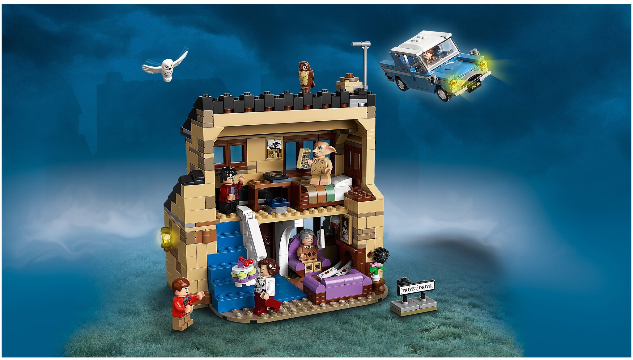 Конструктор LEGO Harry Potter 75968 Тисовая улица, дом 4 — фото 10