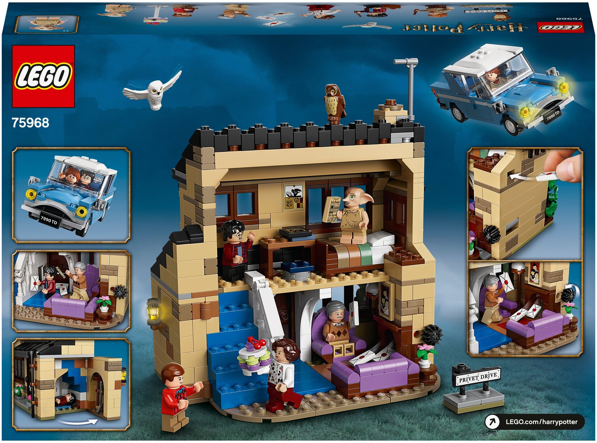 Конструктор LEGO Harry Potter 75968 Тисовая улица, дом 4 — фото 3