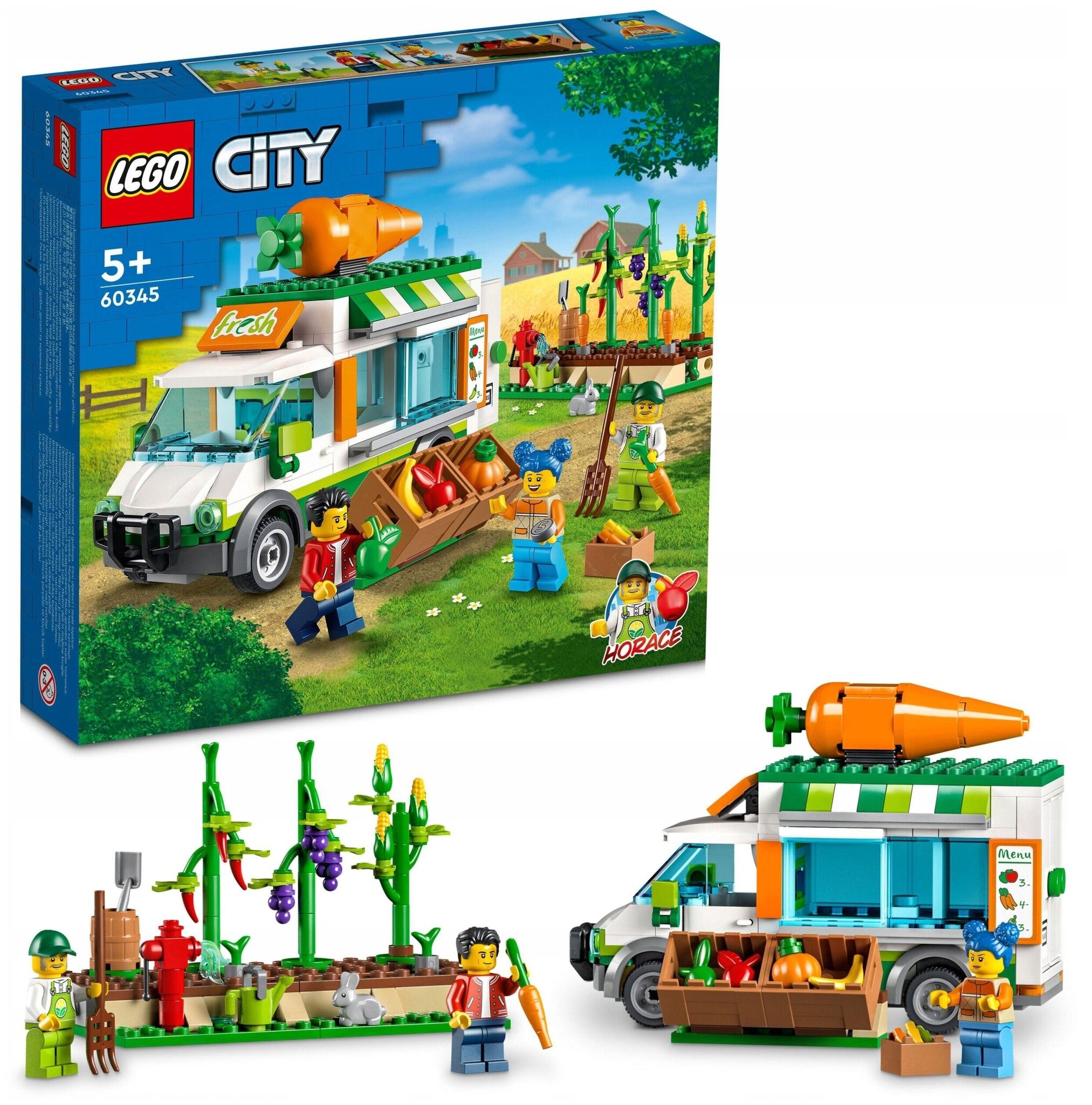 Конструктор LEGO City 60345: Фургон для фермерского рынка — фото 2