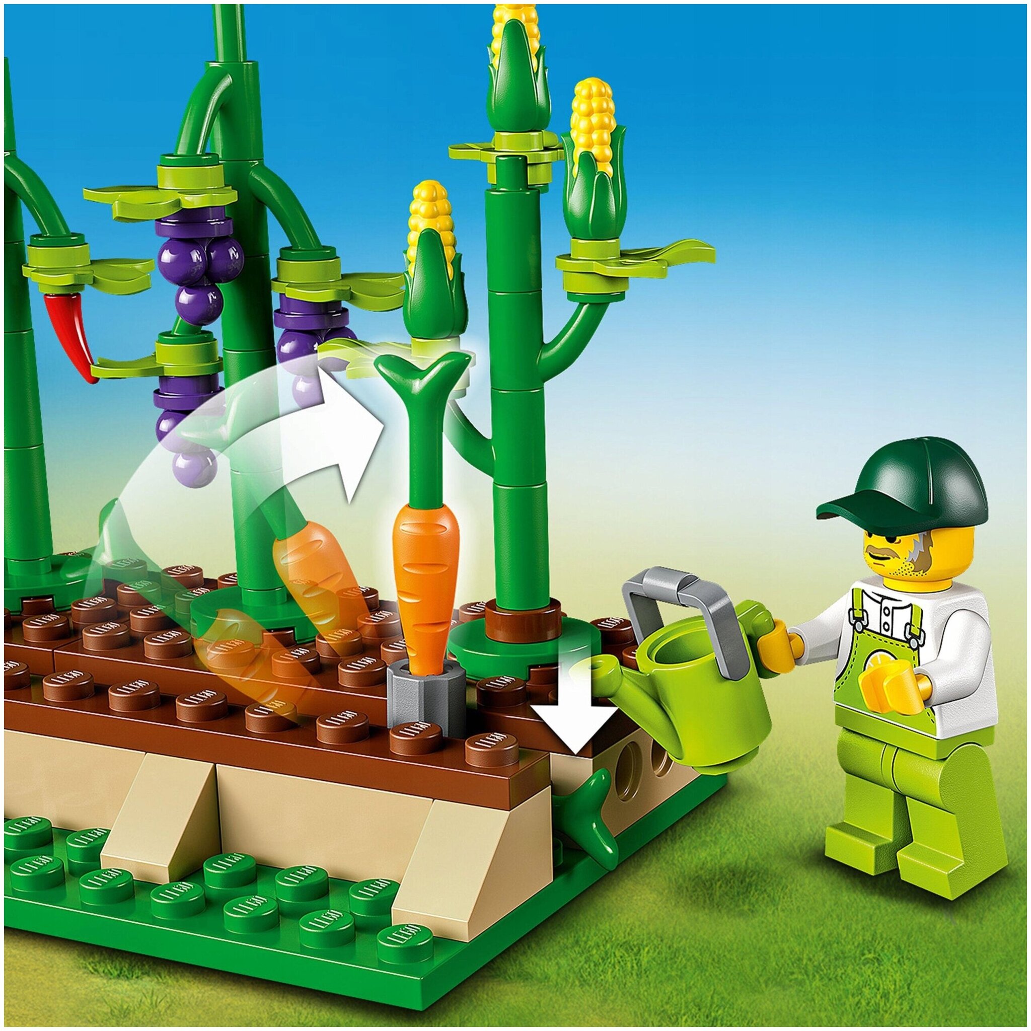 Конструктор LEGO City 60345: Фургон для фермерского рынка — фото 6