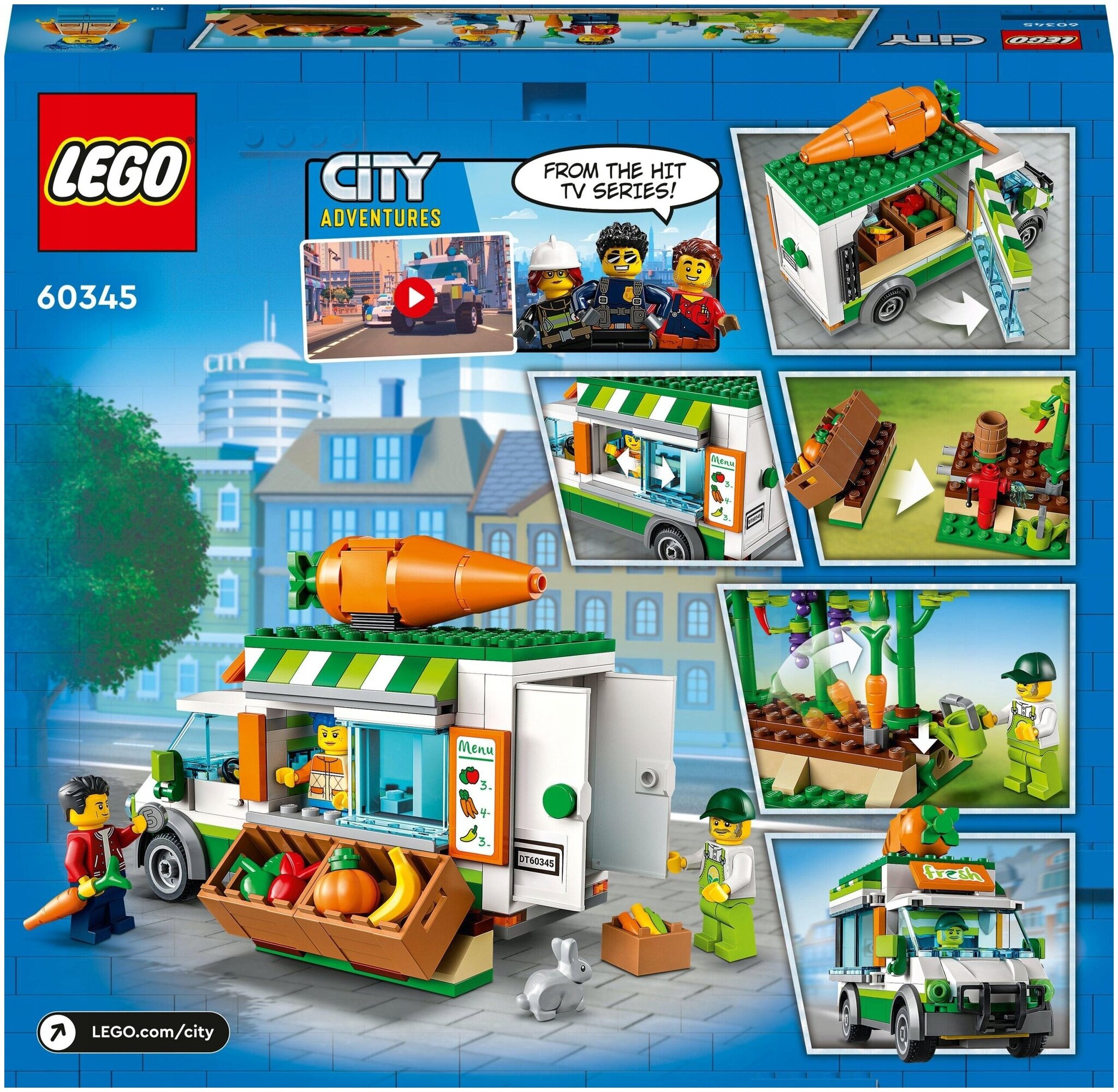 Конструктор LEGO City 60345: Фургон для фермерского рынка — фото 7