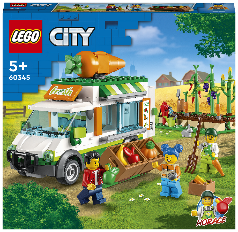 Конструктор LEGO City 60345: Фургон для фермерского рынка