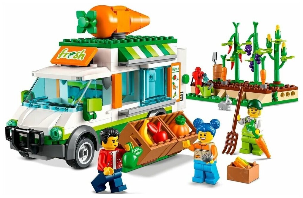 Конструктор LEGO City 60345: Фургон для фермерского рынка — фото 17