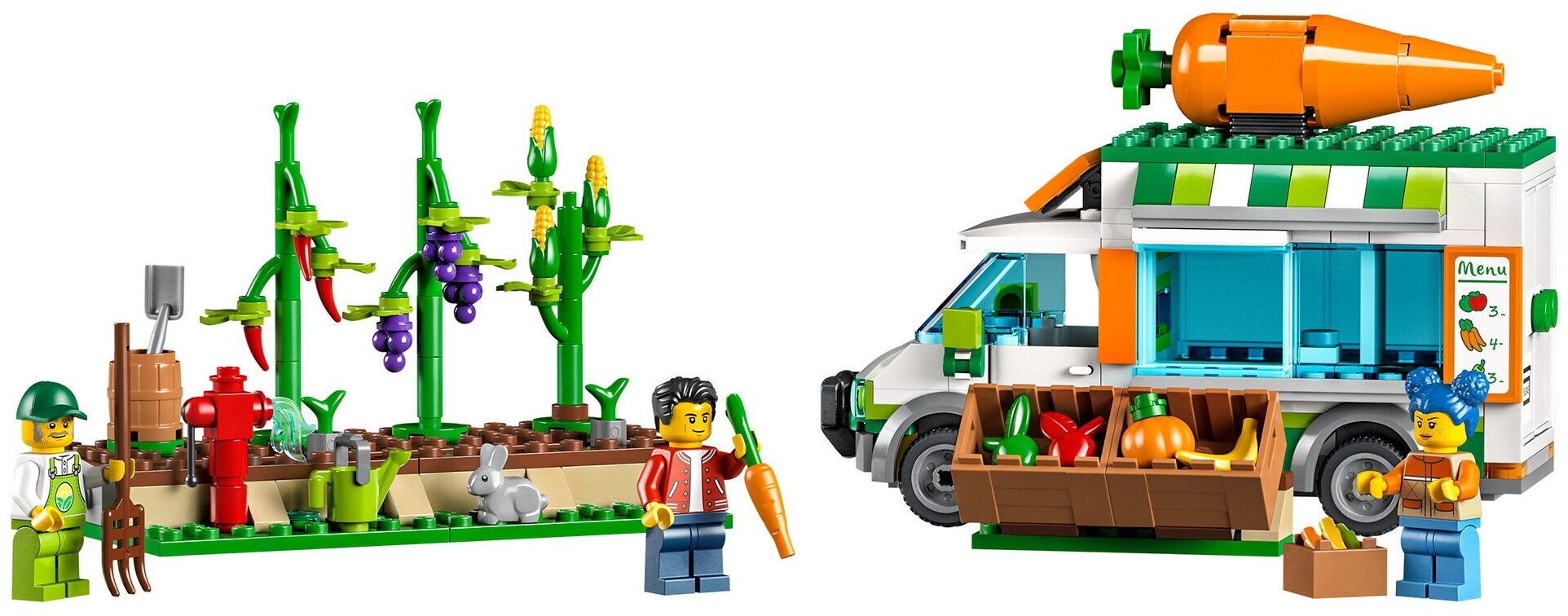 Конструктор LEGO City 60345: Фургон для фермерского рынка — фото 11