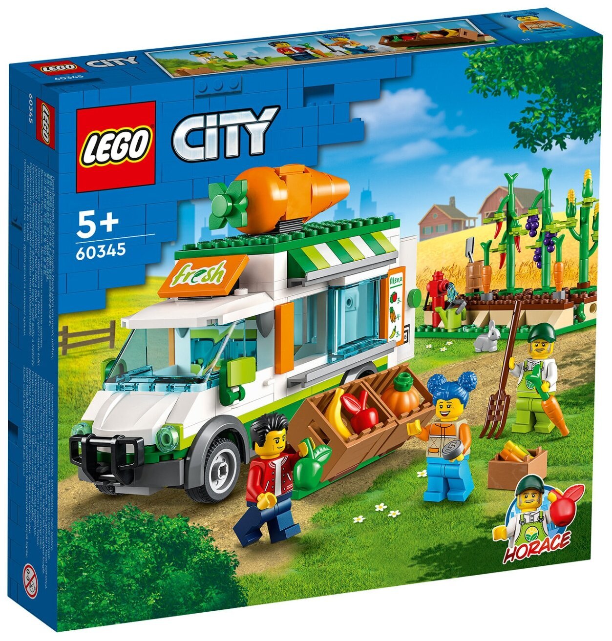 Конструктор LEGO City 60345: Фургон для фермерского рынка — фото 15