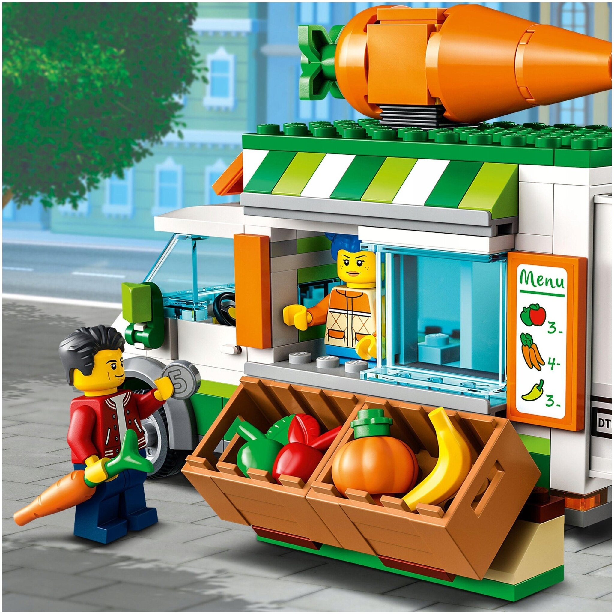Конструктор LEGO City 60345: Фургон для фермерского рынка — фото 4